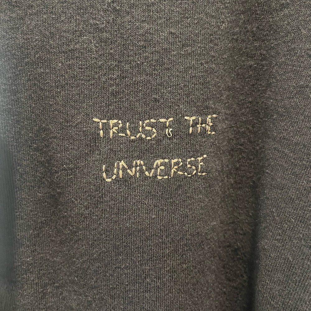 NWT Spiritual Gangster Trust The Universe Stitch Crop Long Sleeve Top Size XS - Picture 8 of 10